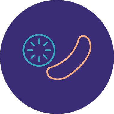 Gıda simgesinin vektör illüstrasyonu