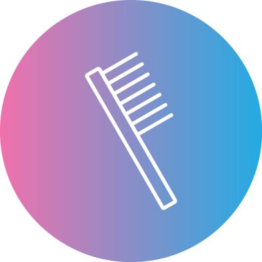 Fırça simgesi vektör illüstrasyonu