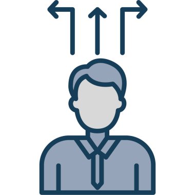 İş ve finans simgesinin vektör illüstrasyonu