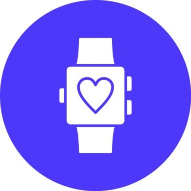 Modern kalp simgesinin vektör illüstrasyonu