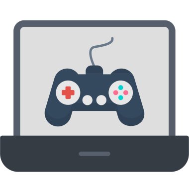 oyun renkli vektör simgesi