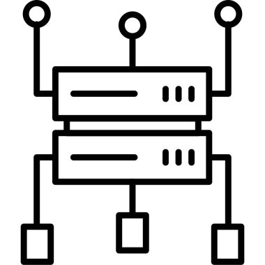 Ağ web simge vektör çizim
