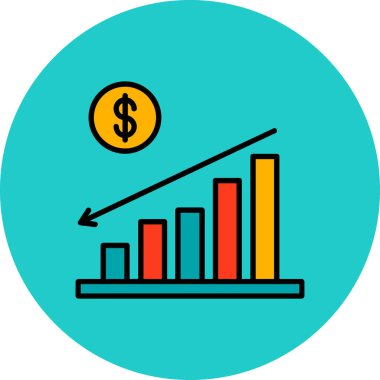 Grafik. Web simgesi basit illüstrasyon