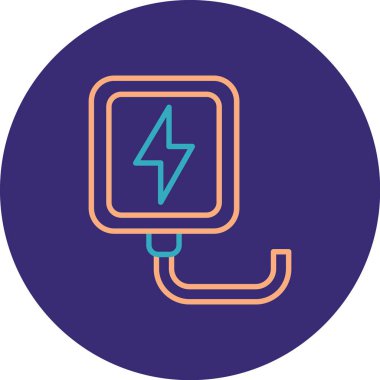 vektör elektrik fişi simgesi