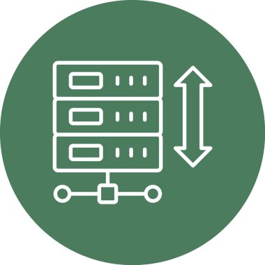 veritabanı simgesi, vektör resimleme