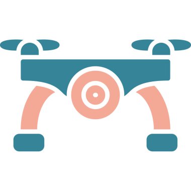 Drone vektör simgesi, modern biçim