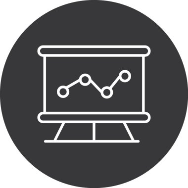 grafik çizelgesi vektör simgesi