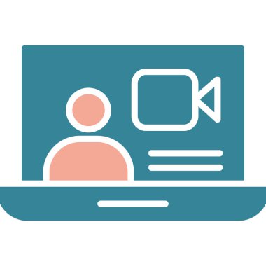 Video konferansı. Basit resimleme