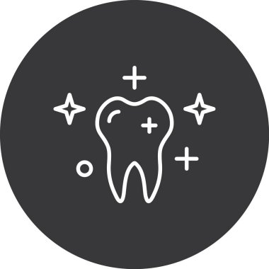 Diş. Web simgesi basit illüstrasyon