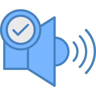 hoparlör ses simgesi tam stil, müzik