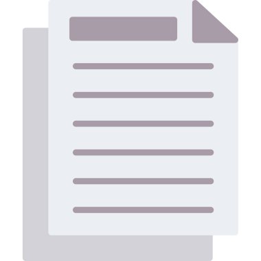 belge simgesi, vektör çizimi