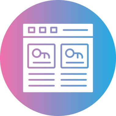 seo modern simgesinin vektör illüstrasyonu