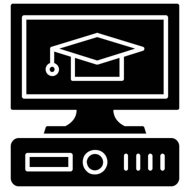 dizüstü bilgisayar simgesi vektör illüstrasyon grafik tasarımı