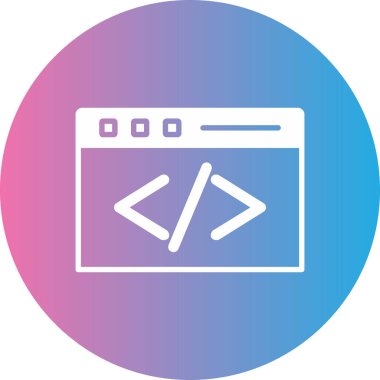 tarayıcı simgesi vektör illüstrasyonu