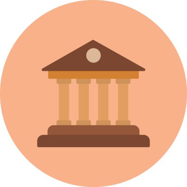 Banka binasının vektör illüstrasyonu