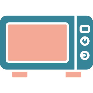 mikrodalga fırın vektör simgesi