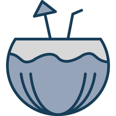 meyve suyu buz simgesi - taslak biçiminde