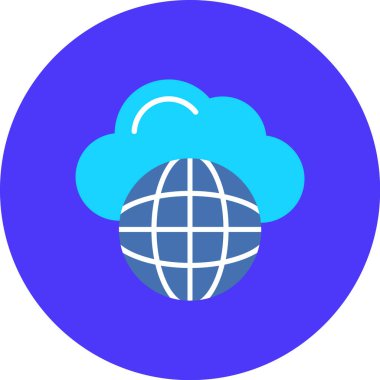 vektör Bulut simgesi illüstrasyonu