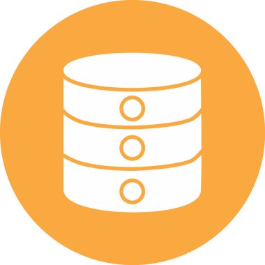 veritabanı sunucu ikonu vektör illüstrasyonu