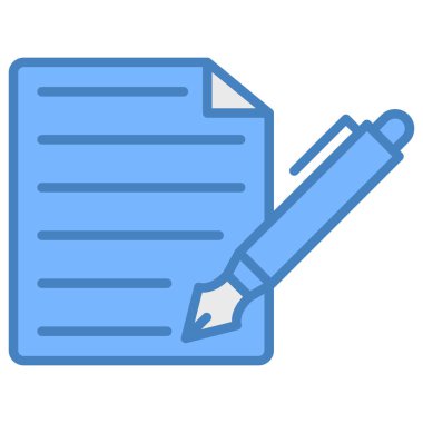 Belge. Web simgesi basit illüstrasyon