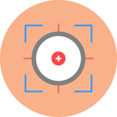 hedef simge vektör illüstrasyonu