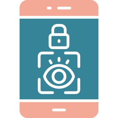 Güvenlik kamerası vektör simgesi