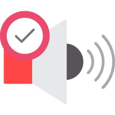 ses düzeyi vektör simgesi, modern biçim