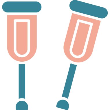 Test tüpü simgesi. Web için test tübü vektör simgelerinin basit çizimi