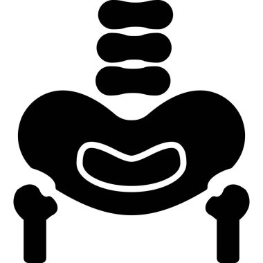 Masaj terapisi ikonu ana hatlarıyla