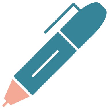 Kalem. Web simgesi basit illüstrasyon