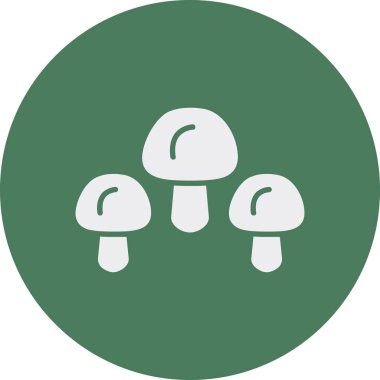 vektör mantar simgesi illüstrasyonu