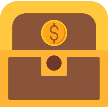 Cüzdan. Web simgesi basit illüstrasyon