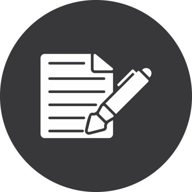 vektör kalem simgesi, modern biçim