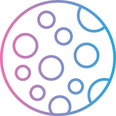 Top simgesinin vektör illüstrasyonu