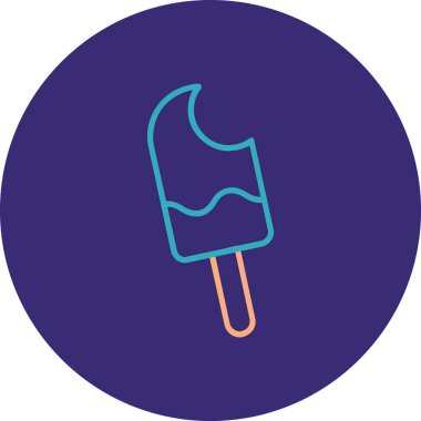 Dondurma. Basit resimleme