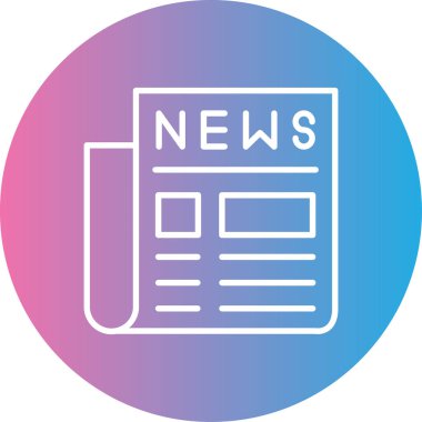 Vektör Haber Simgesi illüstrasyonu