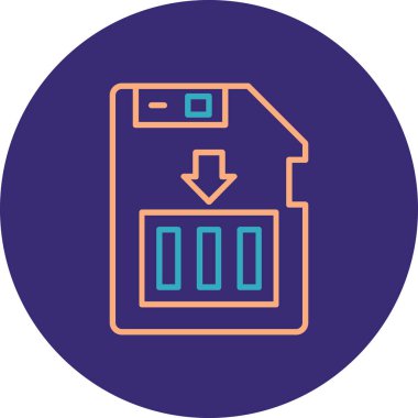 Pil simgesinin vektör illüstrasyonu.