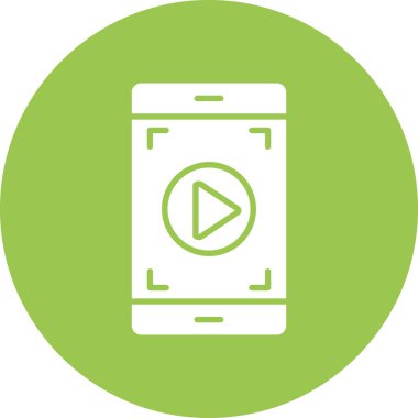 Vektör Mobil simge illüstrasyonu