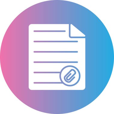 Vektör belgesi Simge illüstrasyonu