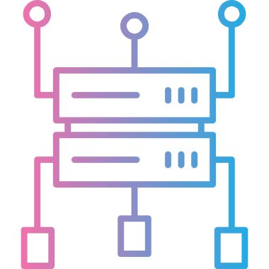 Ağ web simge vektör çizim