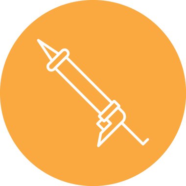 Şırınga simgesinin vektör illüstrasyonu