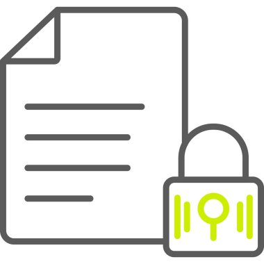 belge kilit simgesi modayı izole etti