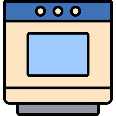 Mutfak. Web simgesi basit tasarım