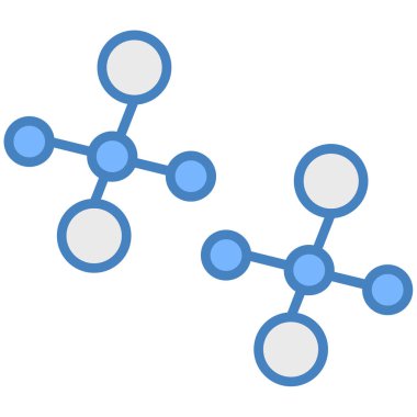 Bağlantı yapı simgesinin vektör illüstrasyonu