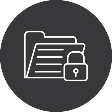 Belge simgesinin vektör illüstrasyonu