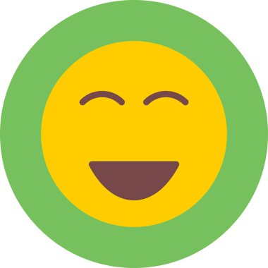 Moda Biçimli Emoji Simgesi İzole Arkaplan