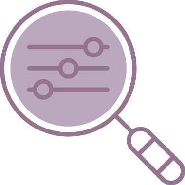 Büyüteç. Web simgesi basit tasarım