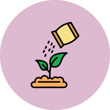 Su kutusu simgesi, vektör illüstrasyonu basit tasarım