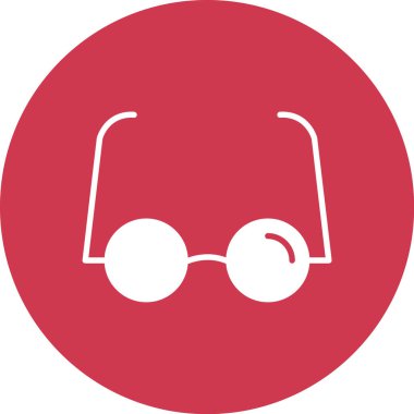 gözlük ikonu vektör illüstrasyonu