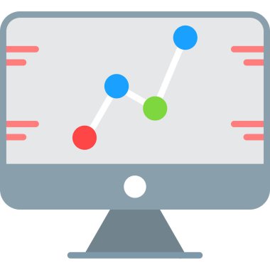 bilgisayar simgesi, modern vektör illüstrasyonu